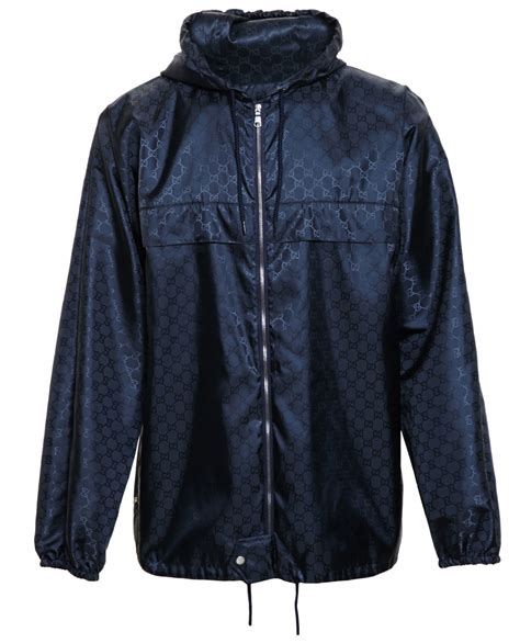 gucci black monogram windbreaker|Gucci Jackets for Men .